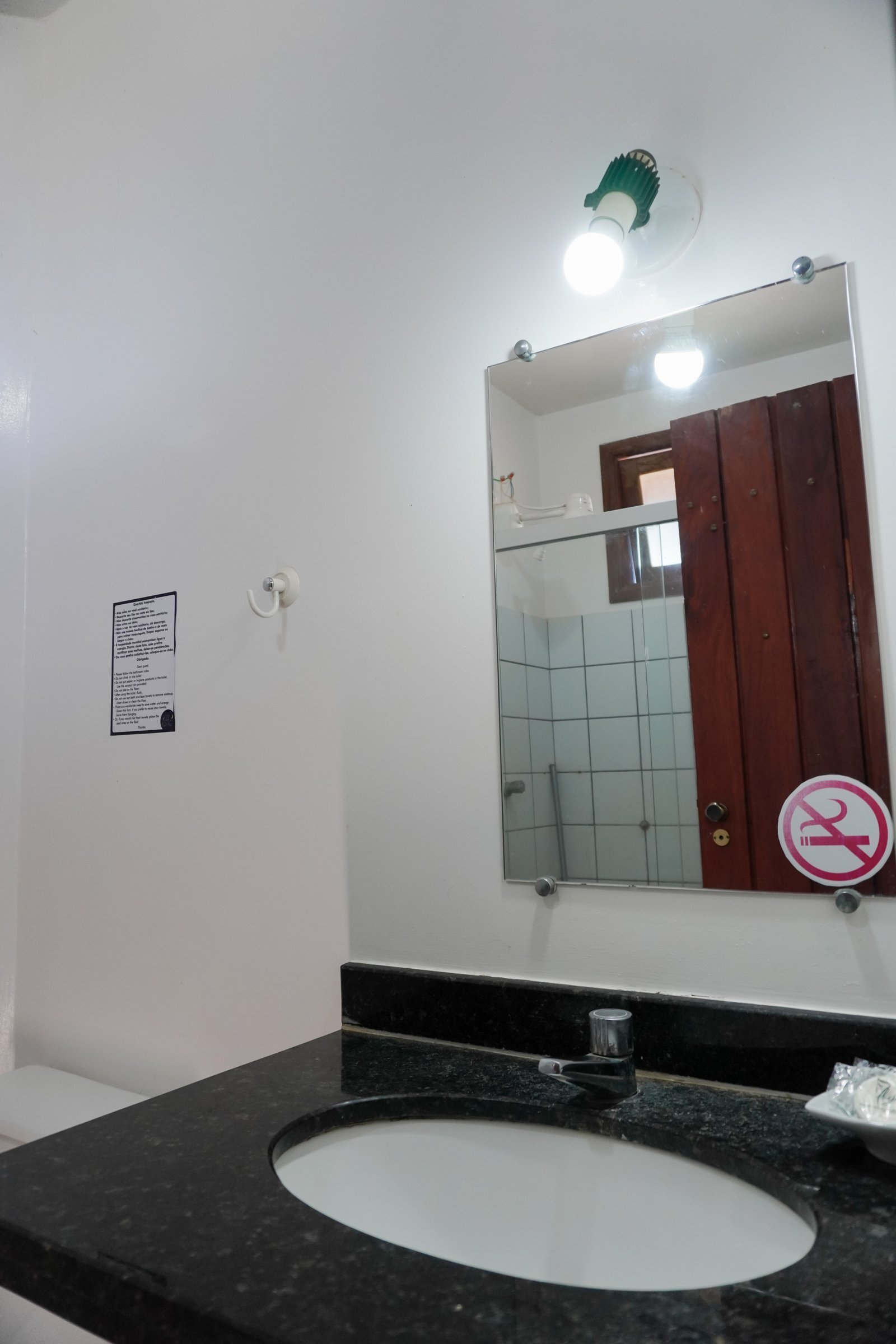 Apartamento Quádruplo - Detalhes do banheiro
